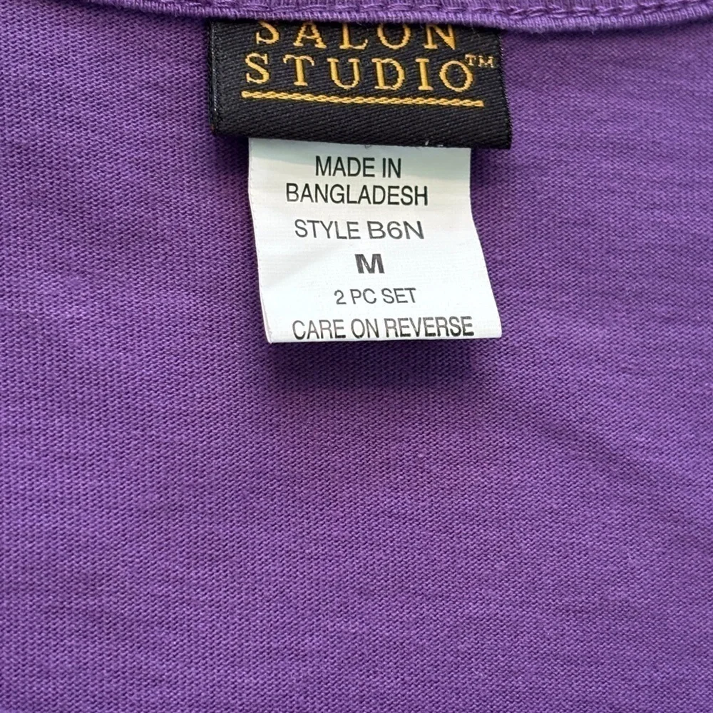 Salon Studio Women’s Jacket & Tank Top Set with Embellishing Size Medium